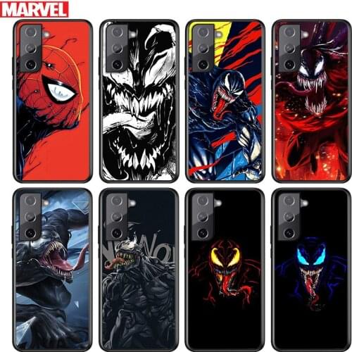 Marvel Avengers Super Hero Venom For Samsung Galaxy S21 S20 FE S10e S10 S9 S8 S7 S6 Ultra Plus Lite 5G Edge Soft Phone Case