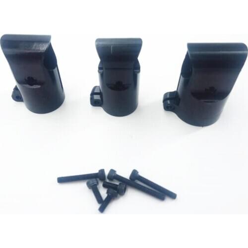 Aluminum Alloy D20mm/22mm/25mm to 16mm Tee Joint Three-Way Tripod Landing Gear Carbon Tube Fixed Connector Holder Adapter