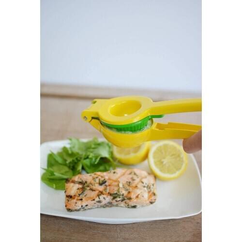 YOOAP Premium Quality Metal Lemon Lime Squeezer - Manual Citrus Press Juicer