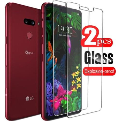 2PCS For LG G8 G8X G8s V50 V50S ThinQ K40 K40s K50 K50s Q60 Q6 Q9 G7 One Stylo 5 4 X power Tempered Glass Protective Screen Film