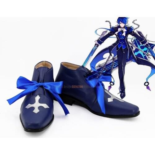 Ciel Shoes Cosplay ELSWORD Ciel Royal Guard Cosplay Shoes Boots Custom Made