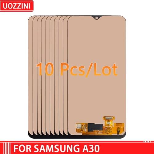 10Pcs NEW LCD For Samsung Galaxy A30 A305/DS A305F A305FD A305A LCD Display Touch Screen Digitizer Replacement For Samsung A30