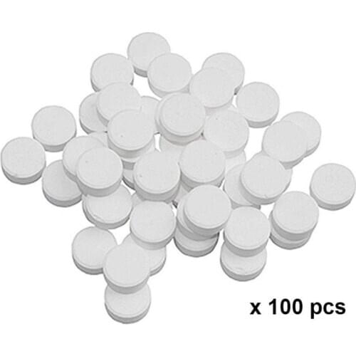 100Pcs Coffee Machines Cleaning Effervescent Tablets Universal Descaling Solution for All Types Coffee Machines