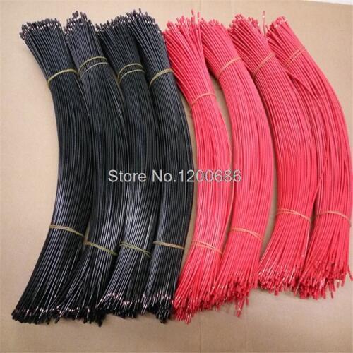 40CM 5mm half strip off UL 1007 24AWG 20piece/lot super flexible 24 AWG PVC insulated Wire Electric cable LED cable