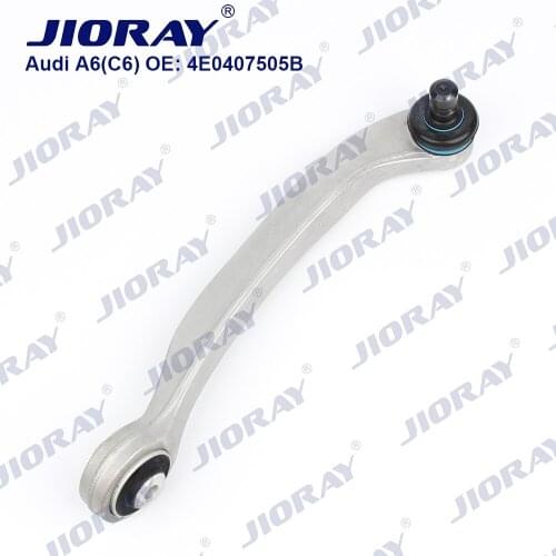 JIORAY Front Upper Left Suspension Control Arm Straight For Audi A6 4F2 4FH 4F5 A6L C6 4E0407505B 4E0407505E