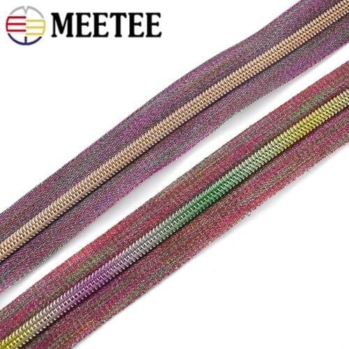 2/4Meters 3# 5# Open-End Nylon Zipper For Sewing DIY Zip Sports Coat Clothes Zippers Garment Accessories KY244