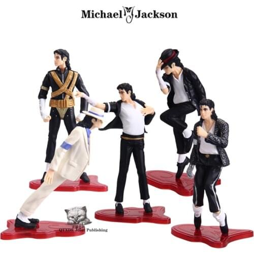 New Michael Jackson Figure 5 Pose limited edition Pvc Model Figure Toy (12 Cm) Free Shipping