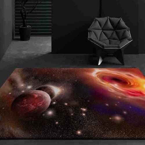 New Galaxy Space Stars 3D Printed Big Carpets for Living Room Bedroom Area Rug Soft Flannel Home Large Carpet Kids Room play Mat