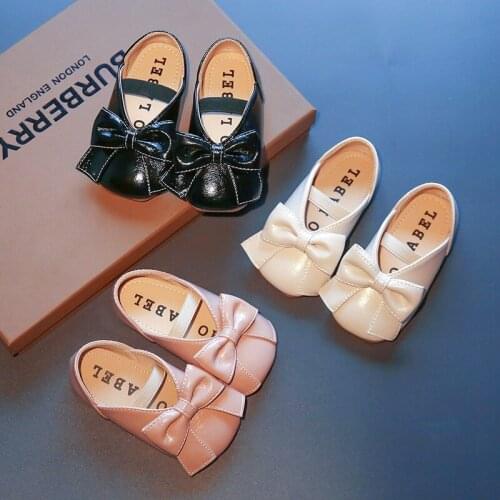 2021 Autumn Baby Girls Shoes Infant Toddler Shoes Soft Bottom Comfortable Flowers Outdoor Kids Children Bow-knot Princess Shoes