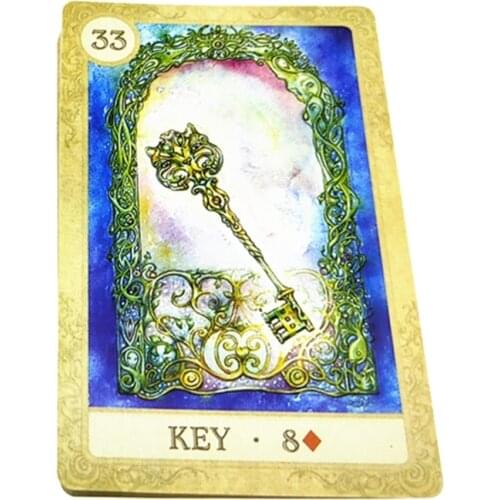 Fairy Tale Lenormand Tarots 38 Card Deck Full English Divination Fate Board Game RXBB