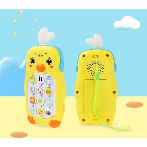 Baby Phone Toy Cute Mobile Phone for Kids Telephone Infant Early Learning Machine Mobile Toys Gift