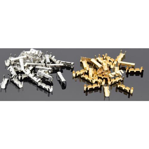 100pcs 453 U-shaped tab cold inserts Docking connector line pressing button quick connect terminal wiring 0.5 to1.5 square mm2