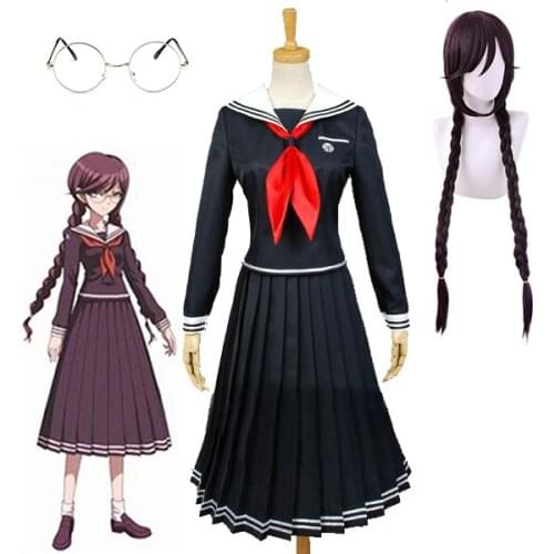 Game Danganronpa Cosplay Anime Dangan Ronpa 2 Costume Fukawa Touko JK School Uniforms Women Outfits Cosplay Costume