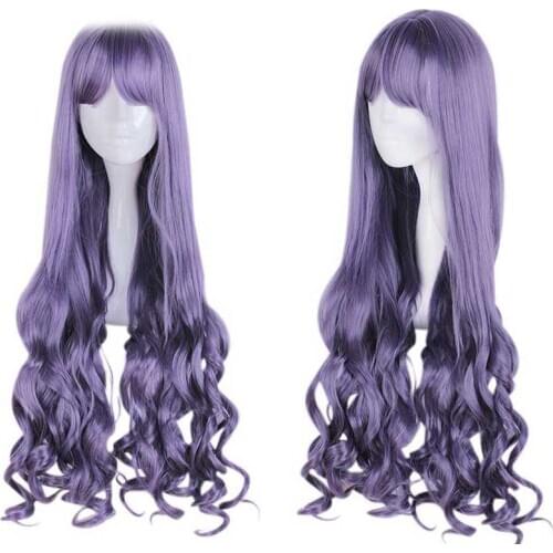 1pcs Anime Card Captor Sakura Cartoon Daidouji Tomoy Long Wig Synthetic Hair Cosplay Prop Party Decor Women Girl Gift