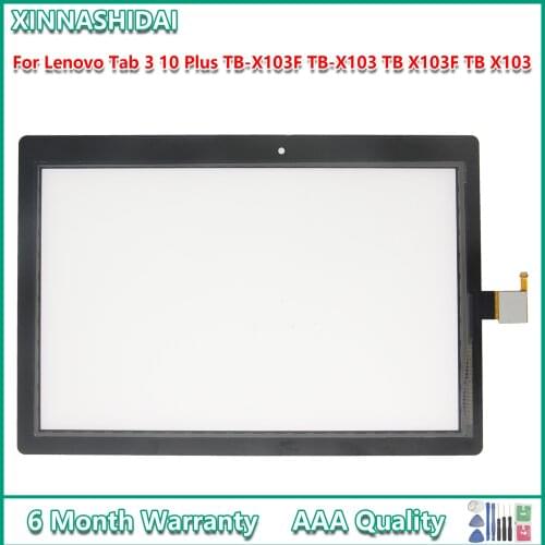 10.1" For Lenovo Tab 3 10 Plus TB-X103F TB-X103 TB X103F TB X103 Touch Screen Digitizer Assembly Glass Sensor Panel Replacement