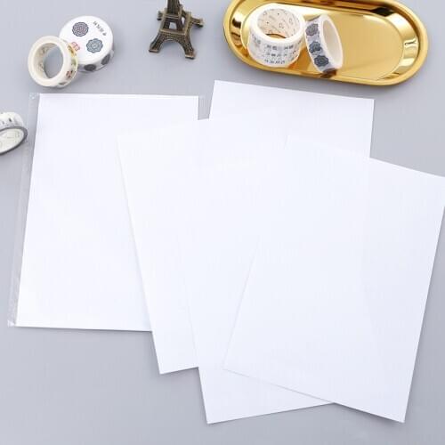 10 Sheets school classic transfer paper set fine student tape stickers organizer Anti-stick paper isolation paper stationery A5
