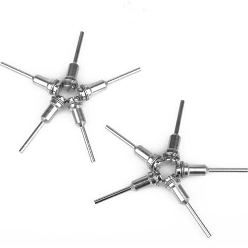10pcs Diamond Cutting Disc Mandrels Cutting Cut-off Wheel Holder Mandrel Dremel Accessories 3.17mm