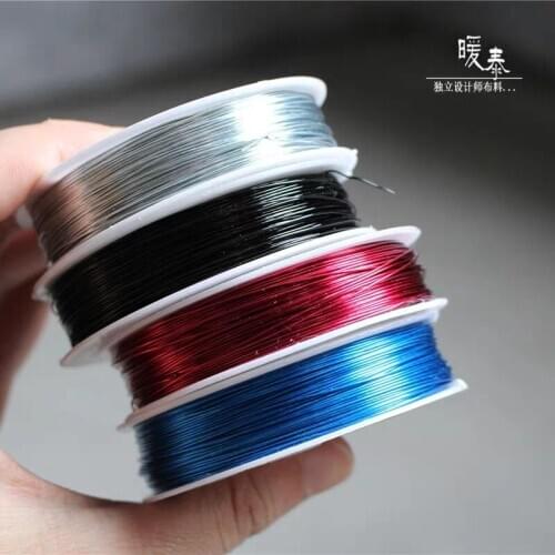 40 meter Soft Steel Wire Metal Modelling Material DIY Hand knit Deform Flower Crafts Jewelry Decor Designer Accessories