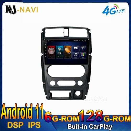 9" DSP IPS Android 11.0 Car Auto Radio For Suzuki Jimny 2007 - 2012 CARPLAY Video GPS Navigation Multimedia 4G WIFI