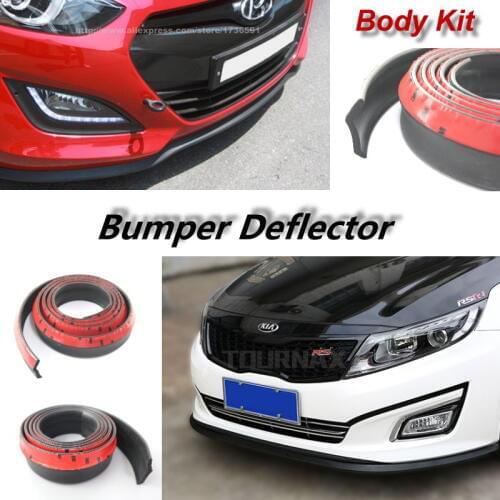 AUTO Car Bumper Lips For KIA Carens Rondo 7 Naza Citra / Body Kit Strip / Front Tapes / Body Chassis Side Protection