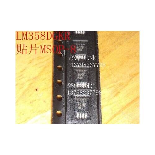 Free shipping 100PCS LM358DGKR M5P MSOP-8