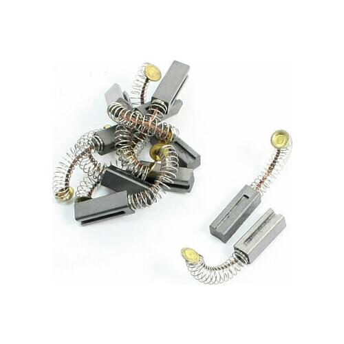 15/64" x 15/64 x 11/16" 6 x 6 x 17mm Electric Carbon Brush 10 Pcs