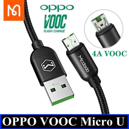 Mcdodo Micro 4A VOOC Super Quick Flash Fast Charge usb Cable for oppo a93 2020 vivo
