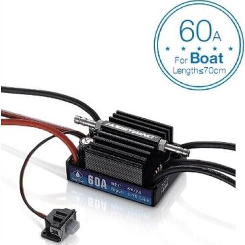 Hobbywing SeaKing V3 Waterproof Speed Controller 60A 2-3S Lipo 6V/2A BEC Brushless ESC for RC Racing Boat F18581