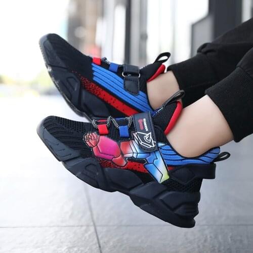 Summer Childrens Fashion Sports Shoes Running Leisure Breathable Outdoor Kids Shoes Lightweight Sneakers Shoes