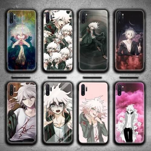 Makoto Nagito Komaeda Anime Phone Case For Samsung Galaxy Note20 ultra 7 8 9 10 Plus lite M51 M21 J8 Plus 2018 Prime