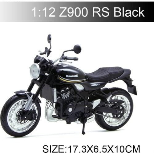 MAISTO 1:12 Kawasaki Z900 RS Black1:12 scale Motorcycle Diecast Metal Bike Miniature Race Toy For Gift Collection