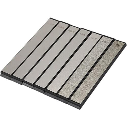 80-200 Grain Diamond Sharpening Angle Grindstone Sharpening Professional Sharpener Tool Bar 7 Pack