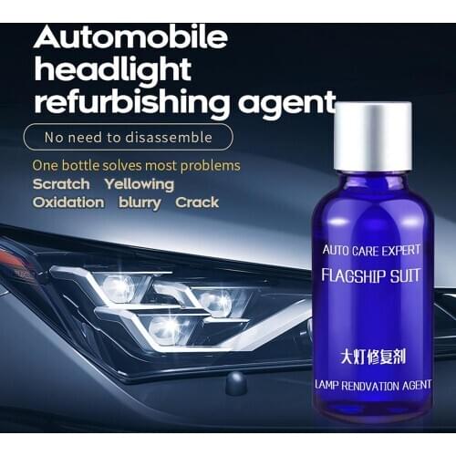 Car Headlight Renovation Repair Kit Repair Spray Polishing Coat Repair Car UV Lights Polishing Tool Headlight Cleaning