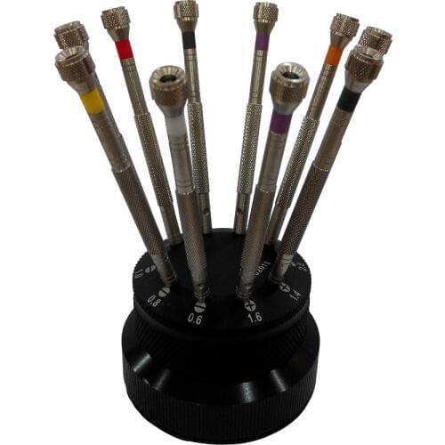 Full Metal high Quality 10pcs Watch Screwdriver Set for Watchmakers and Watch Repair