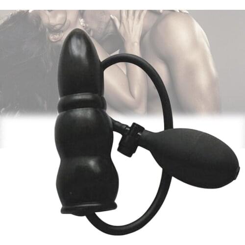 Unisex Inflatable Butt Plug Device Dildo Adult Game Air Pump Sex Masturbator Toys Waterproof Stimulating Plug Sex Products