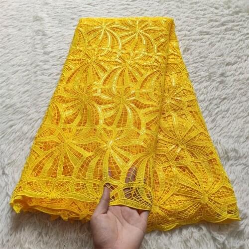 Latest 2021 High Quality African Lace Fabric Embroidery Swiss French Tulle Cotton 5yards Wedding Party Dress Guipure Sequins