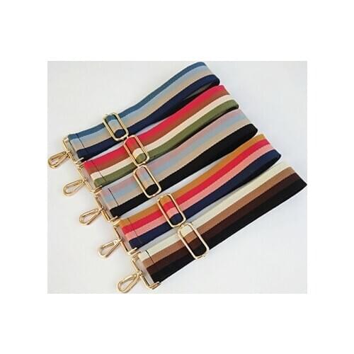 New stripe wide shoulder strap luggage accessories decompression single shoulder diagonal strap adjustable long shoulder strap