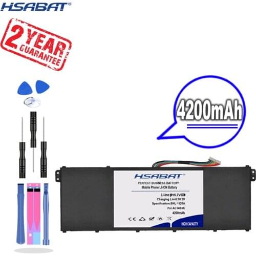 New Arrival [ HSABAT ] 4200mAh AC14B3K Laptop Replacement Battery for Acer Aspire R3 R3-131T R5 R5-471T R5-571T ES1-572