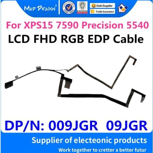New original Laptop LCD LVDS Cable LCD EDP Video Cable For Dell XPS15 7590 Precision 5540 M5540 LCD FHD RGB cable 009JGR 09JGR