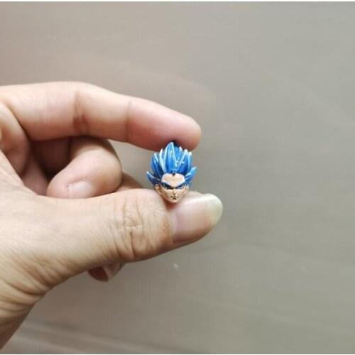 Painted 1/18 Scale Cartoon Version The Vegeta Head Sculpt Fit 3.75" Figure