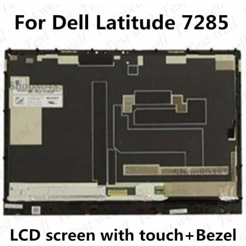 Original 12.3 '' For Dell Latitude 7285 LED with touch screen LCD screen 2 in 1 Assembly 29F2K HW8YN LQ123Z1JX31