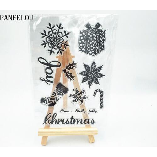 PANFELOU Easter gift bag Transparent Clear Silicone Stamp/Seal DIY scrapbooking/photo album Decorative clear stamp sheets