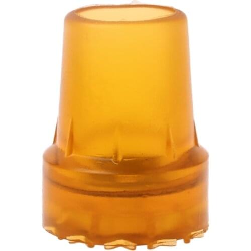 Rubber Walking Hiking Stick Accessories Trekking Tip Protector Crutch Pad E56D