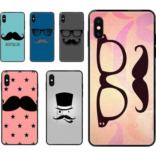 Sexy Beard Mustache Baby For Huawei Honor Mate Play V10 View 10 20 20X 30 Lite Pro Y3 Y5 Y9 Nova 3 3i Pro Black Soft TPU Live
