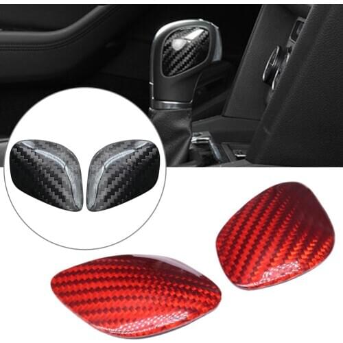 Carbon Fiber Car Shift Knob Badge Emblem For Volkswagen VW Golf GTI MK7 CC Tiguan Touran Touareg Jetta Sagitar Polo etc