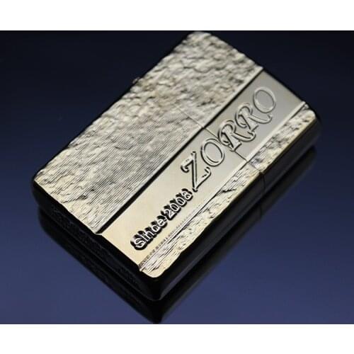 Zorro Luxury Kerosene Lighters Vintage Cigarette Lighters Rolling Tray Smoking Accessories for Weed Gadgets for Men Technology