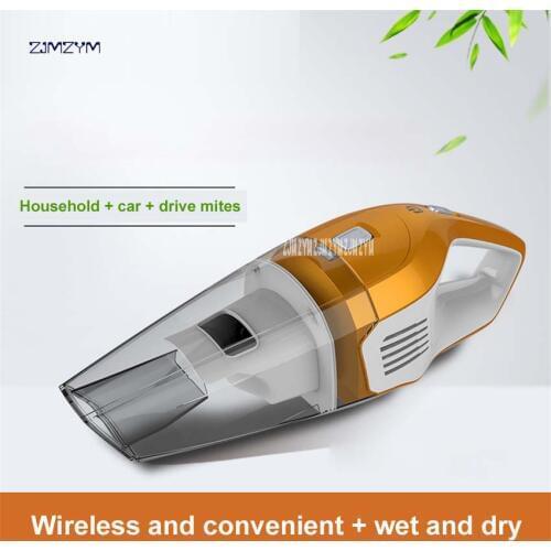 1PC BX-200 Cordless Mini Portable Vacuum Cleaner 100W For Car Dry Wet Handheld Super Suction Dust Collector Cleaning 110-220V
