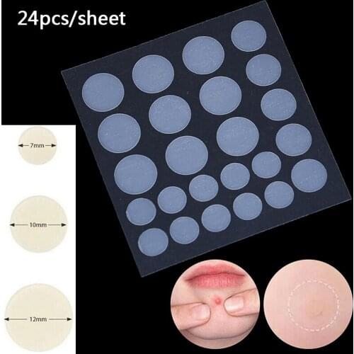 24Pcs/Sheet Face Spot Scar Care Treatment Stickers Acne Stickers Skin Care Masks Pimple Master Patch Face Spot Scar Care