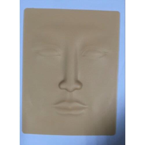 5pcs/lot silicone face Tattoo Practice Skin Permanent Makeup Tattoo Practice Skin for Beginners
