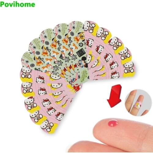 60pcs Cartoon Band-aid Medical Patch First Band Aid Adhesive Bandages Dustproof Breathable Waterproof Wound Adhesive for Kids